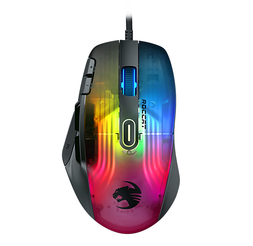 ゲームマウス　rocat ROCCAT、「3D RGB ライティング」を採用した有線ゲーミング