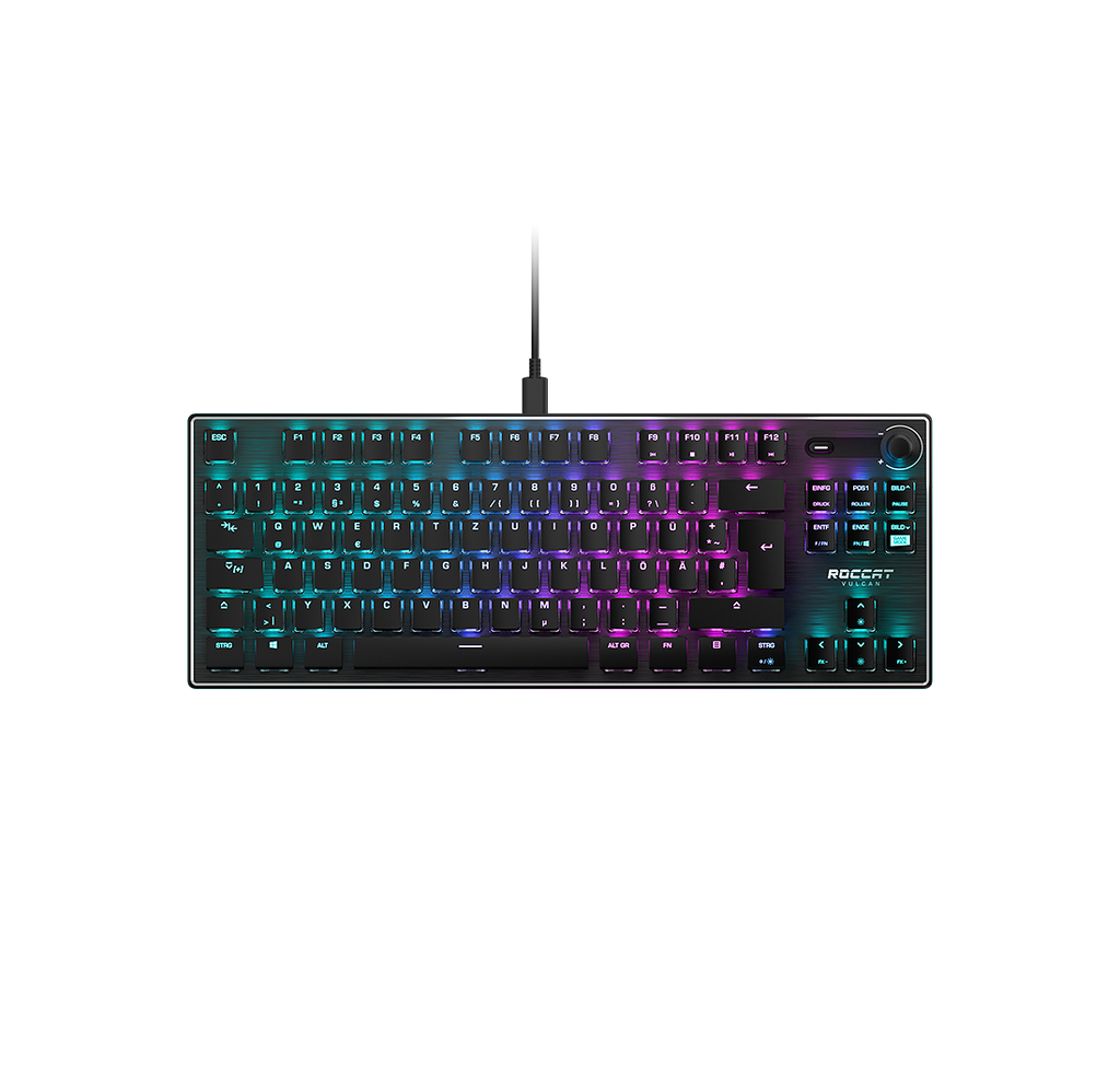 Vulcan TKL | コンパクト RGB メカニカルゲーミングキーボード